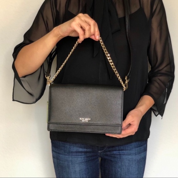 Kate Spade Black Convertible Crossbody Bag - Picture 2 of 11